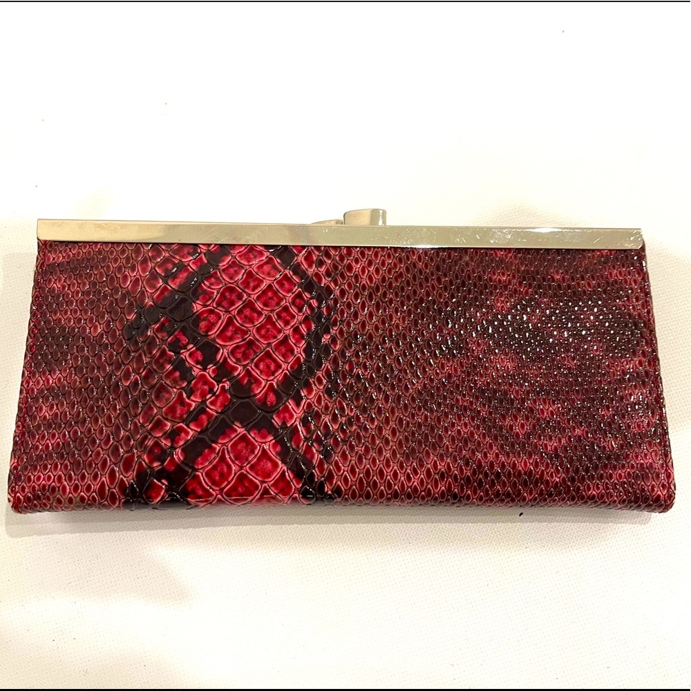 Pink Snakeskin Wallet